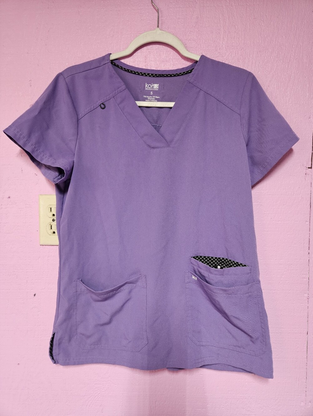 Women's Koi Scrub Top
